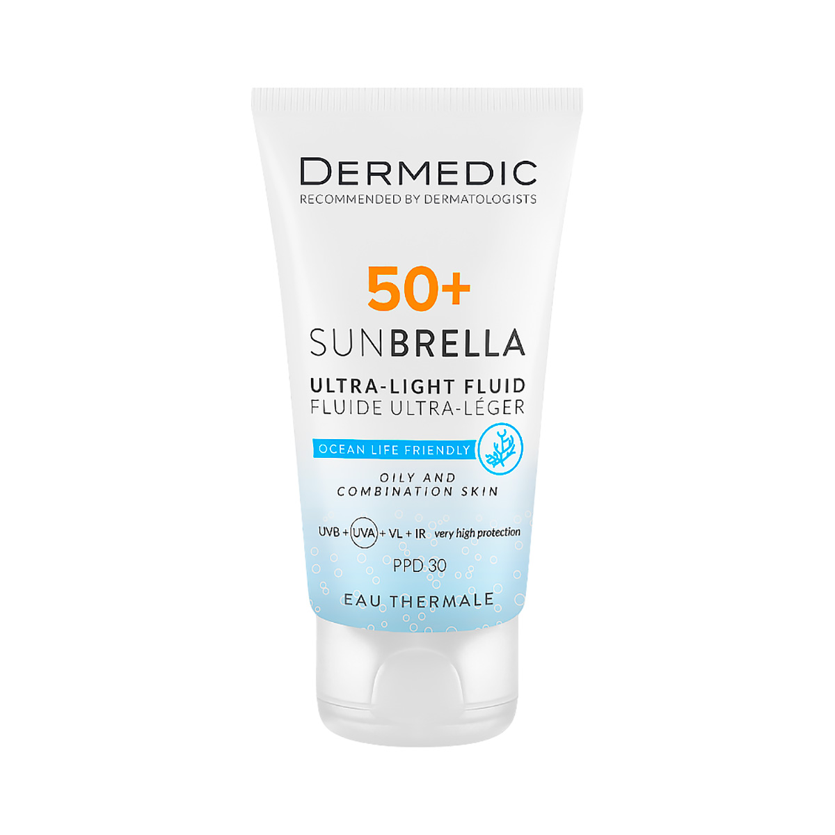 Dermedic Sunbrella ультралегкий флюид SPF 50+ для жирной и комбинированной кожи 40 мл 1 шт