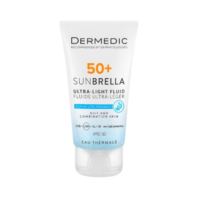 Dermedic Sunbrella ультралегкий флюид SPF 50+ для жирной и комбинированной кожи 40 мл 1 шт