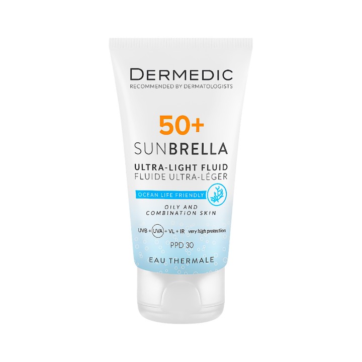 Dermedic Sunbrella ультралегкий флюид SPF 50+ для жирной и комбинированной кожи 40 мл 1 шт