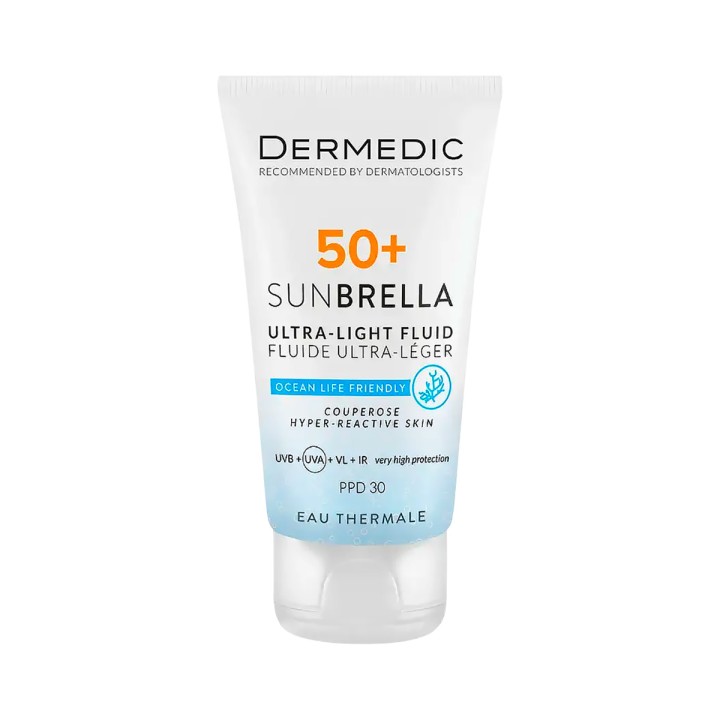 Dermedic Sunbrella ультралегкий флюид SPF 50+ для чувствительной кожи 40 мл 1 шт