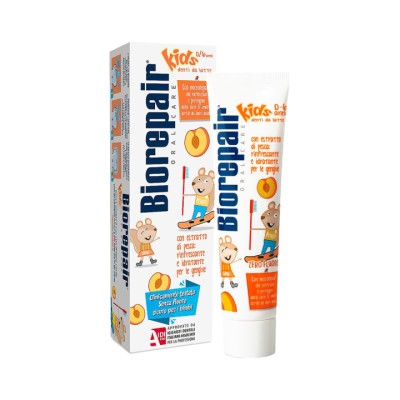 Biorepair Kids Pesca с экстрактом персика зубная паста детская 50 мл туба 1 шт