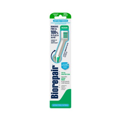 Biorepair Curve Protezione Totale изогнутая зубная щетка для комплексной защиты десен средней жесткости 1 шт