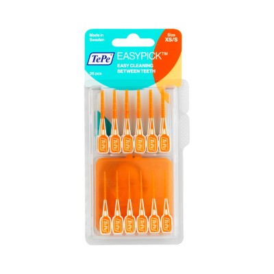 TePe EasyPick XS/S ершики межзубные силиконовые с коробочкой для хранения 36 шт