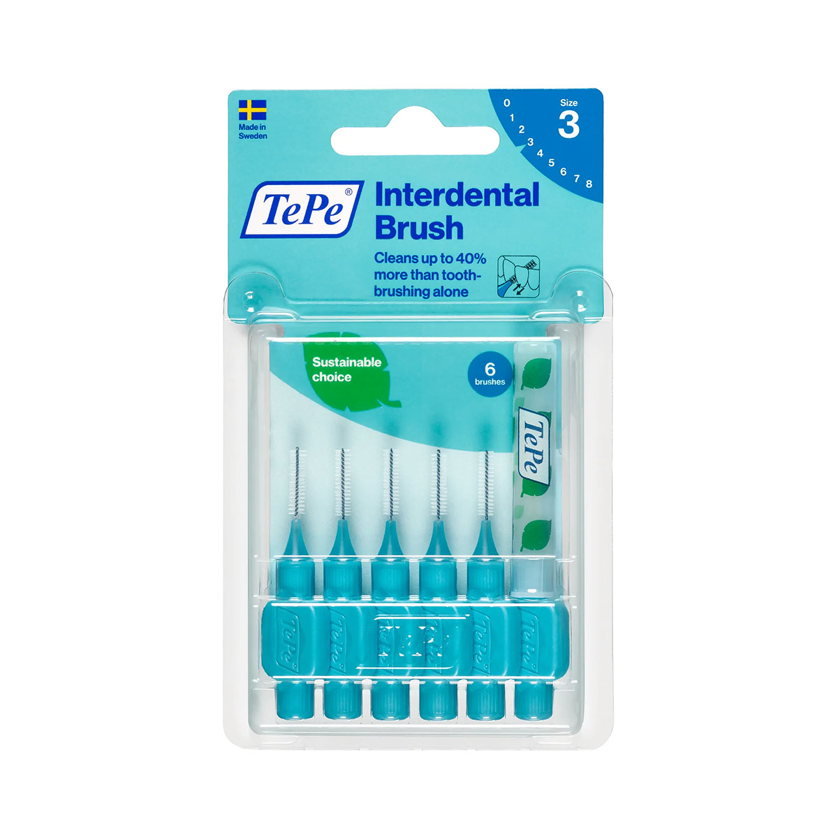 TePe Original №3 ершики межзубные 0,6 мм 6 шт