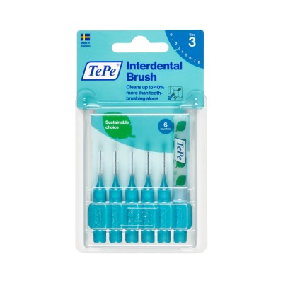 TePe Original №3 ершики межзубные 0,6 мм 6 шт
