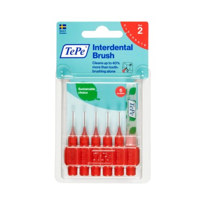 TePe Original №2 ершики межзубные 0,5 мм 6 шт