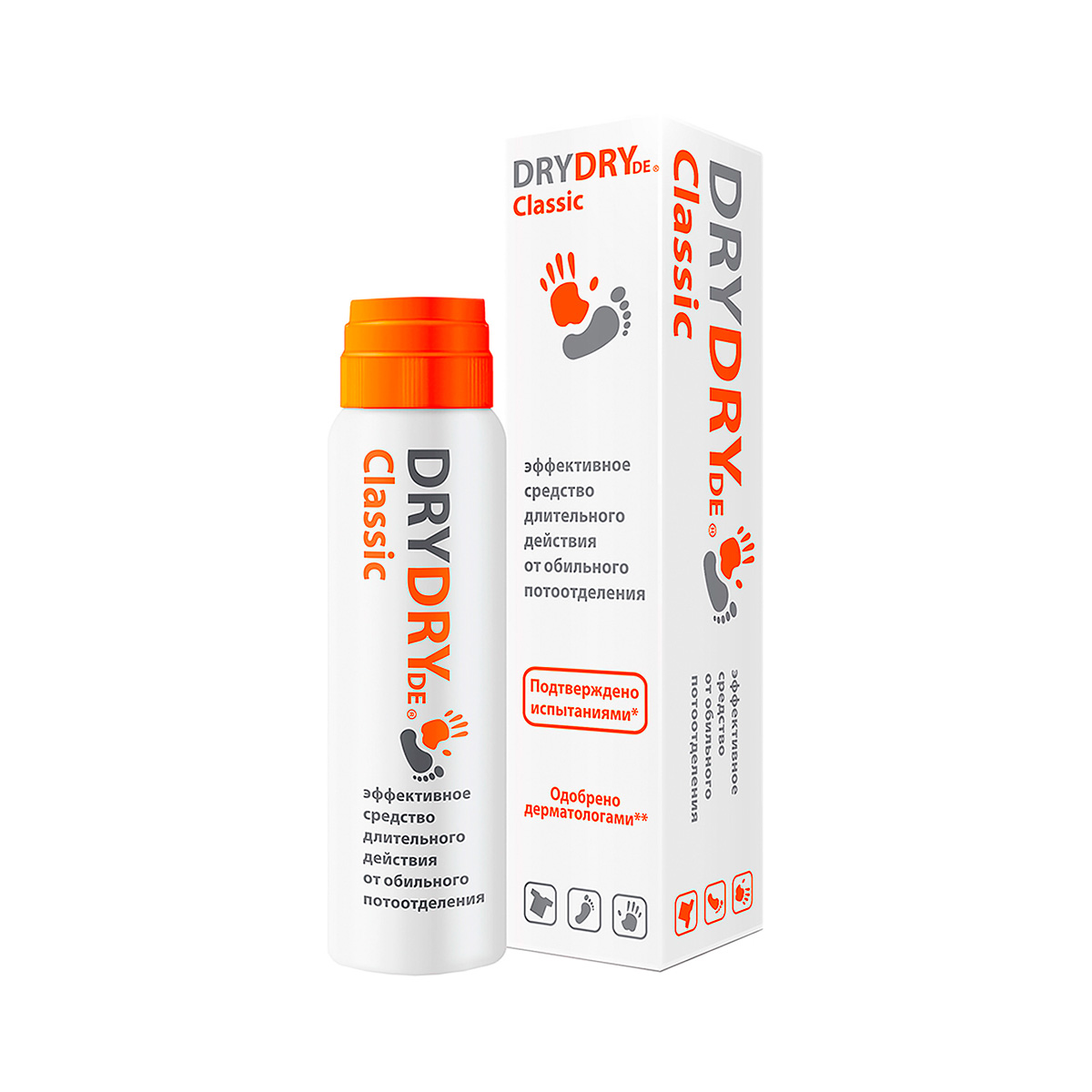 DryDry de Classic антиперспирант длительного действия от обильного потовыделения 35 мл 1 шт