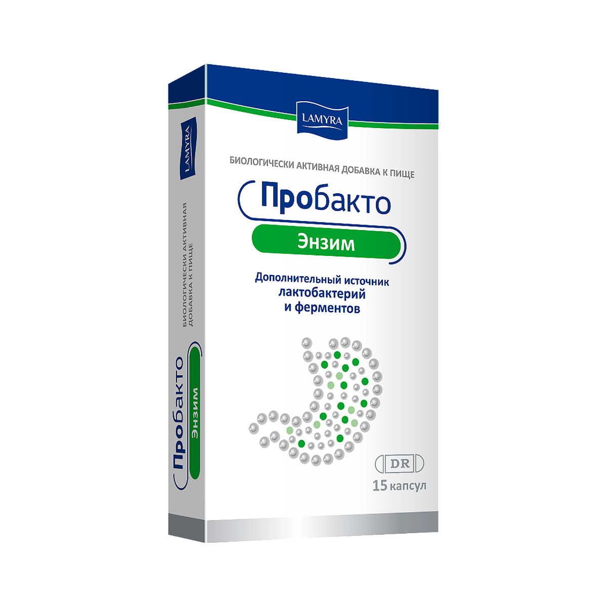 Пробакто Энзим капсулы 15 шт Lamyra
