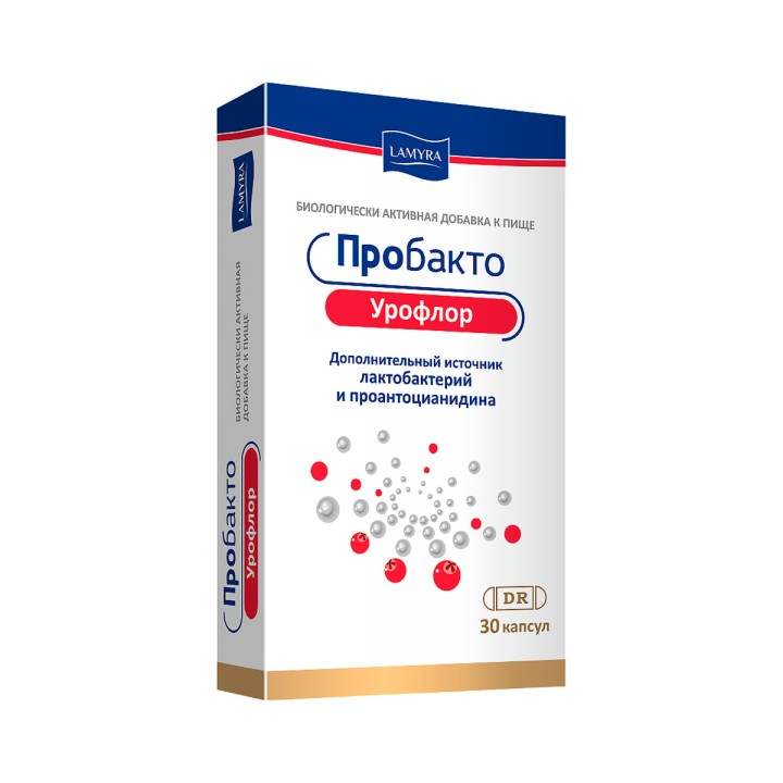 Пробакто Урофлор капсулы 30 шт Lamyra