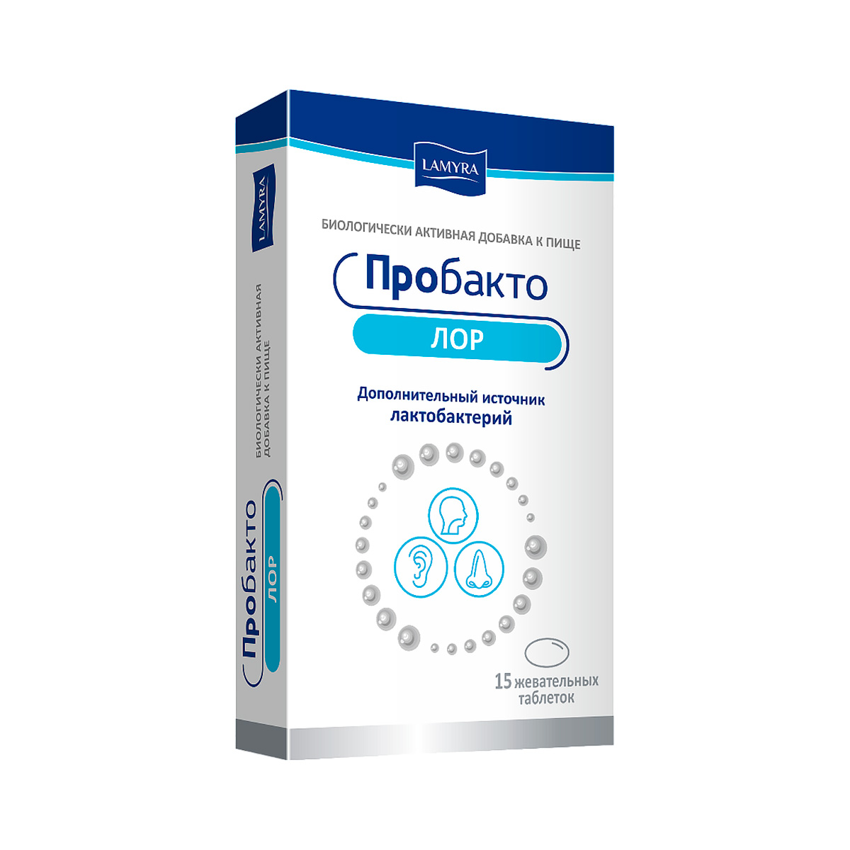 Пробакто ЛОР таблетки жевательные 15 шт Lamyra