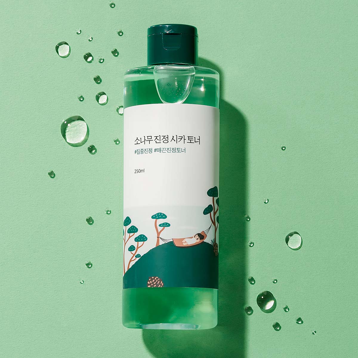 Round Lab Pine Calming Cica Toner успокаивающий тоник для лица 250 мл 1 шт