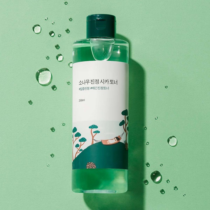 Round Lab Pine Calming Cica Toner успокаивающий тоник для лица 250 мл 1 шт
