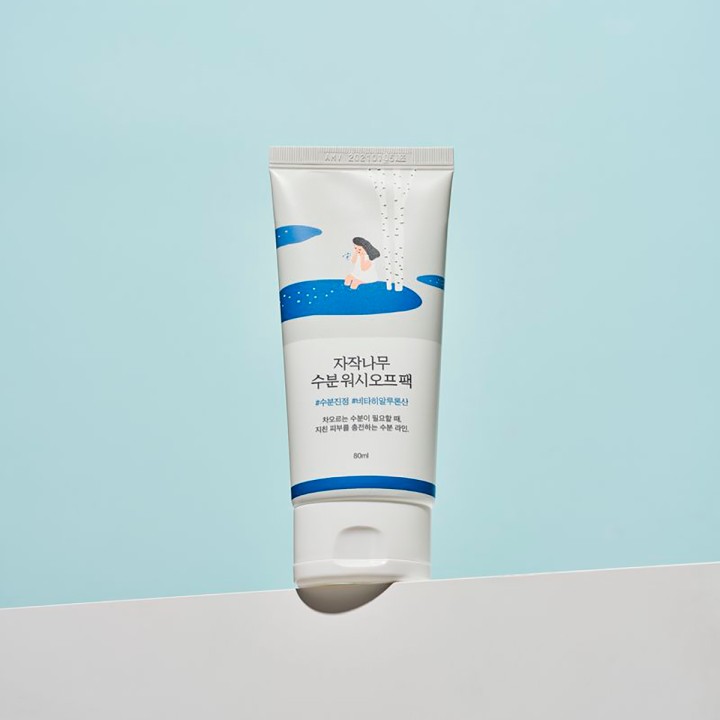 Round Lab Birch Juice Moisturizing Wash Off Pack увлажняющая смываемая маска для лица 80 мл 1 шт