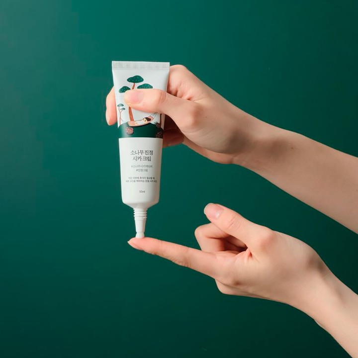 Round Lab Pine Calming Cica Cream успокаивающий крем для лица 50 мл 1 шт