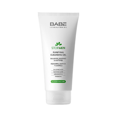 Laboratorios Babe Stop AKN очищающий гель для жирной и проблемной кожи лица 200 мл 1 шт