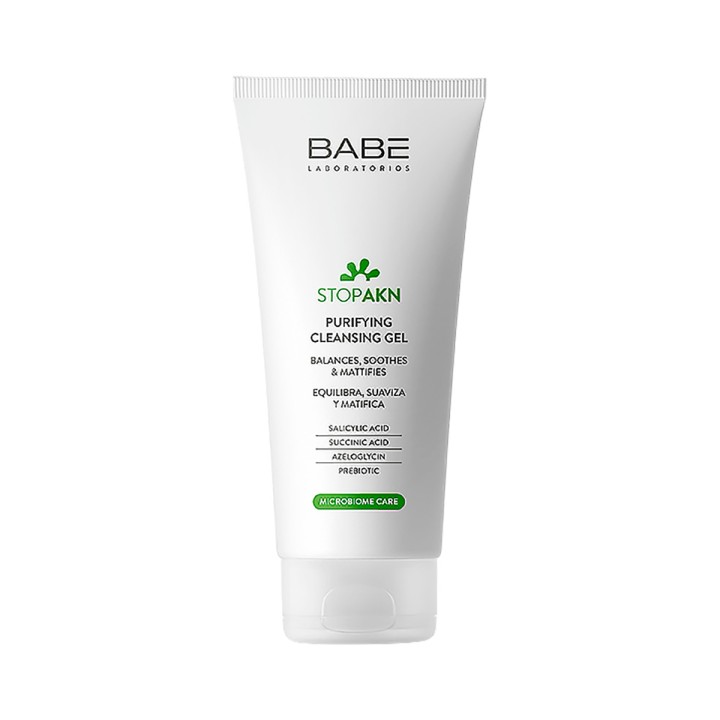 Laboratorios Babe Stop AKN очищающий гель для жирной и проблемной кожи лица 200 мл 1 шт