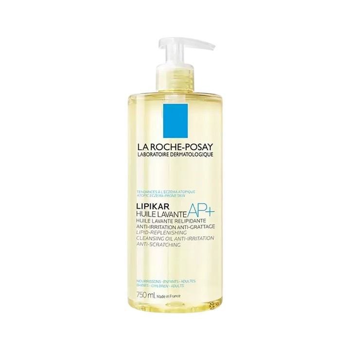 La Roche-Posay Lipikar Oil AP+ липидовосполняющее смягчающее масло для ванны и душа для детей и взрослых 750 мл 1 шт