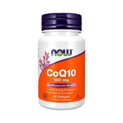 NOW Кофермент Q10 100 мг капсулы 640 мг 50 шт