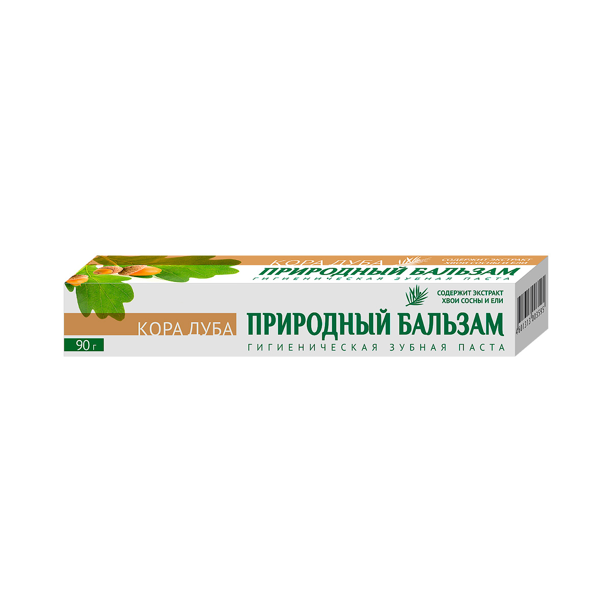 Природный бальзам Кора дуба зубная паста 90 г туба 1 шт Весна