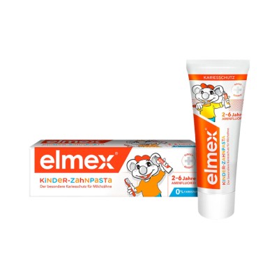 Colgate Elmex Kids 2-6 зубная паста детская 50 мл туба 1 шт