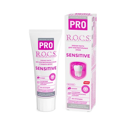 R.O.C.S. PRO Sensitive зубная паста 74 г туба 1 шт