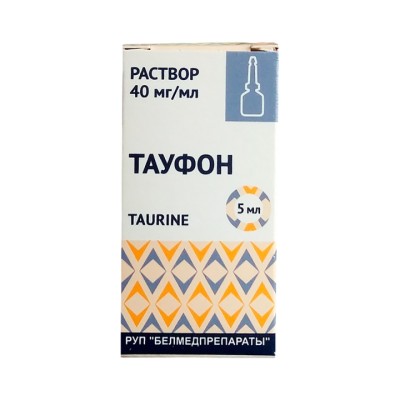Тауфон 40 мг/мл капли глазные 5 мл флакон-капельница 1 шт