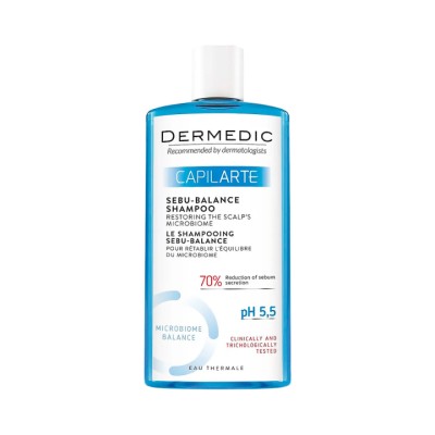 Dermedic Capilarte Sebu-Balance шампунь восстанавливающий микробиом кожи головы 300 мл 1 шт