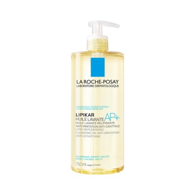 La Roche-Posay Lipikar Oil AP+ липидовосполняющее смягчающее масло для ванны и душа для детей и взрослых 750 мл 1 шт