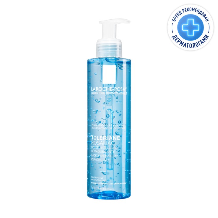 La Roche-Posay Toleriane Rosaliac Gel очищающий мицеллярный гель для лица и век 195 мл 1 шт