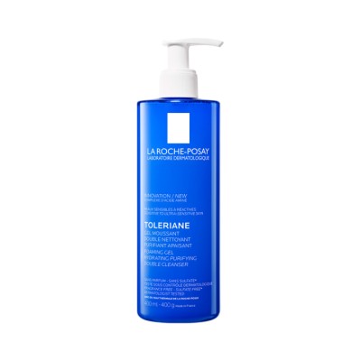 La Roche-Posay Toleriane очищающая гель-пенка для лица двойного действия 400 мл 1 шт