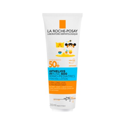 La Roche-Posay Anthelios UVMune 400 Dermo-Pediatrics солнцезащитное детское увлажняющее молочко для лица и тела SPF 50+/PPD 26 250 мл 1 шт