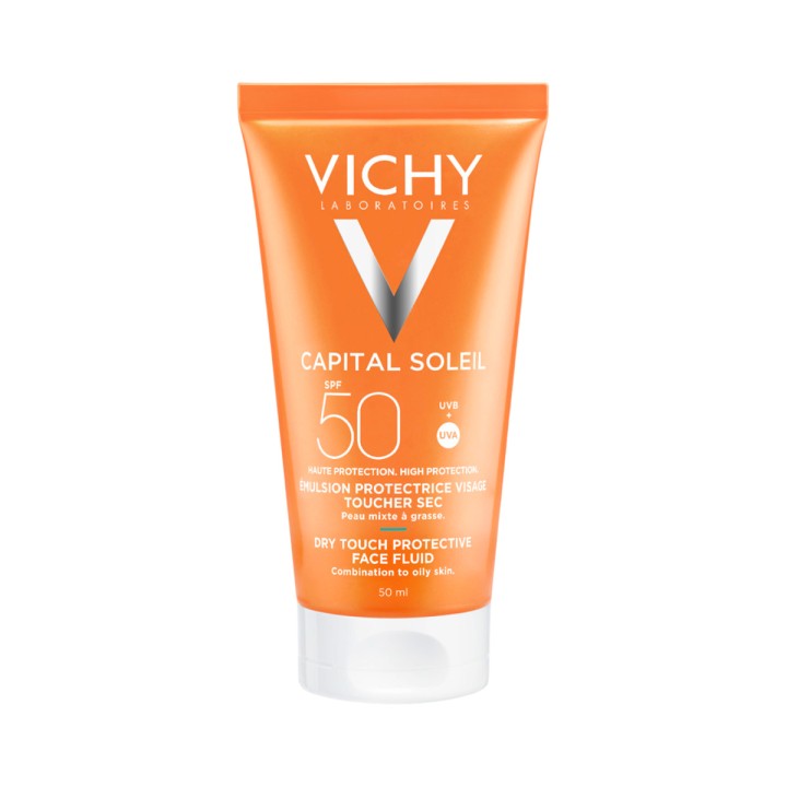 Vichy Capital Soleil cолнцезащитная матирующая эмульсия для лица SPF 50 50 мл 1 шт