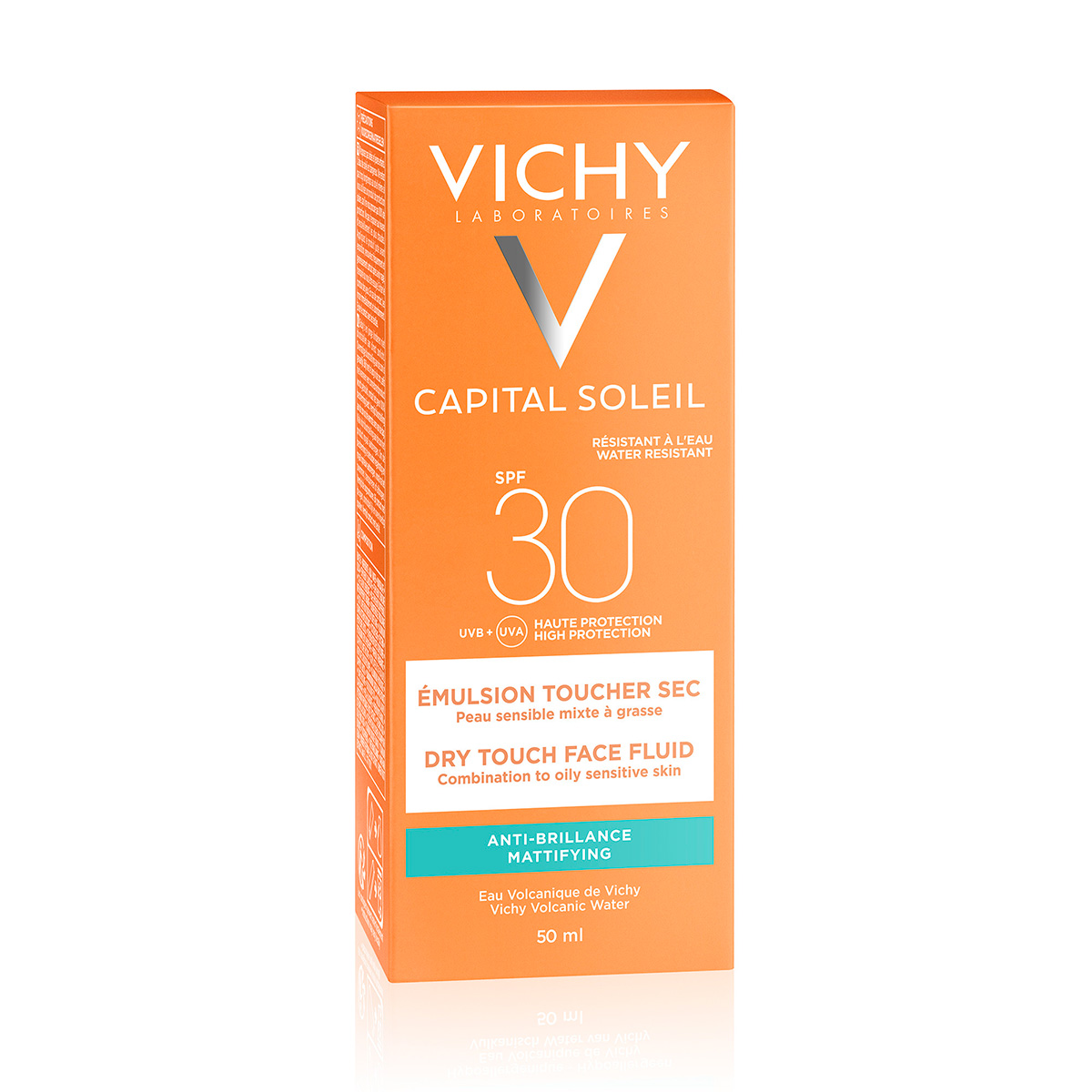 Vichy Capital Soleil cолнцезащитная матирующая эмульсия для лица SPF 30 50 мл 1 шт