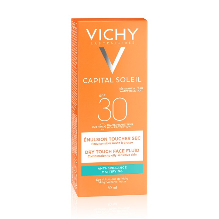 Vichy Capital Soleil cолнцезащитная матирующая эмульсия для лица SPF 30 50 мл 1 шт