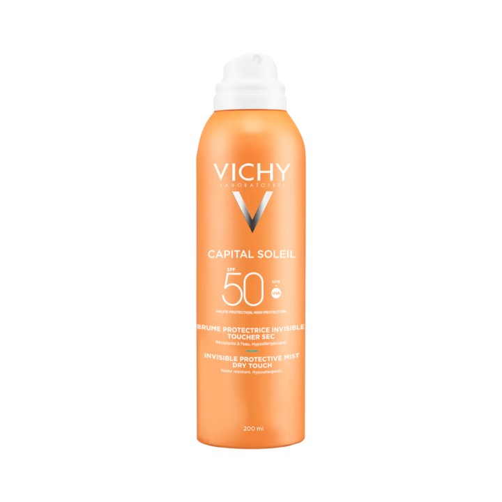Vichy Capital Soleil легкий увлажняющий солнцезащитный спрей-вуаль SPF 50 200 мл 1 шт
