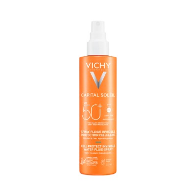 Vichy Capital Soleil Cell Protect легкий солнцезащитный спрей-флюид SPF 50+ 200 мл 1 шт