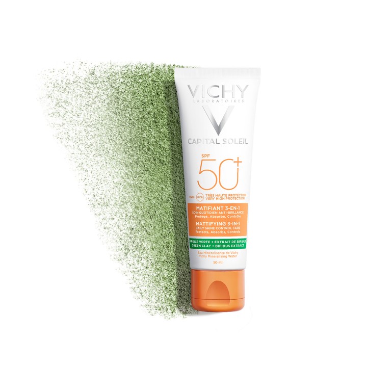 Vichy Capital Soleil матирующий уход для жирной проблемной кожи 3 в 1 SPF 50+ 50 мл 1 шт