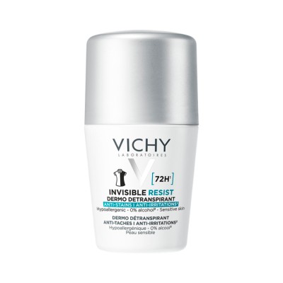 Vichy Invisible Resist 72 ч шариковый дезодорант-антиперспирант 50 мл 1 шт