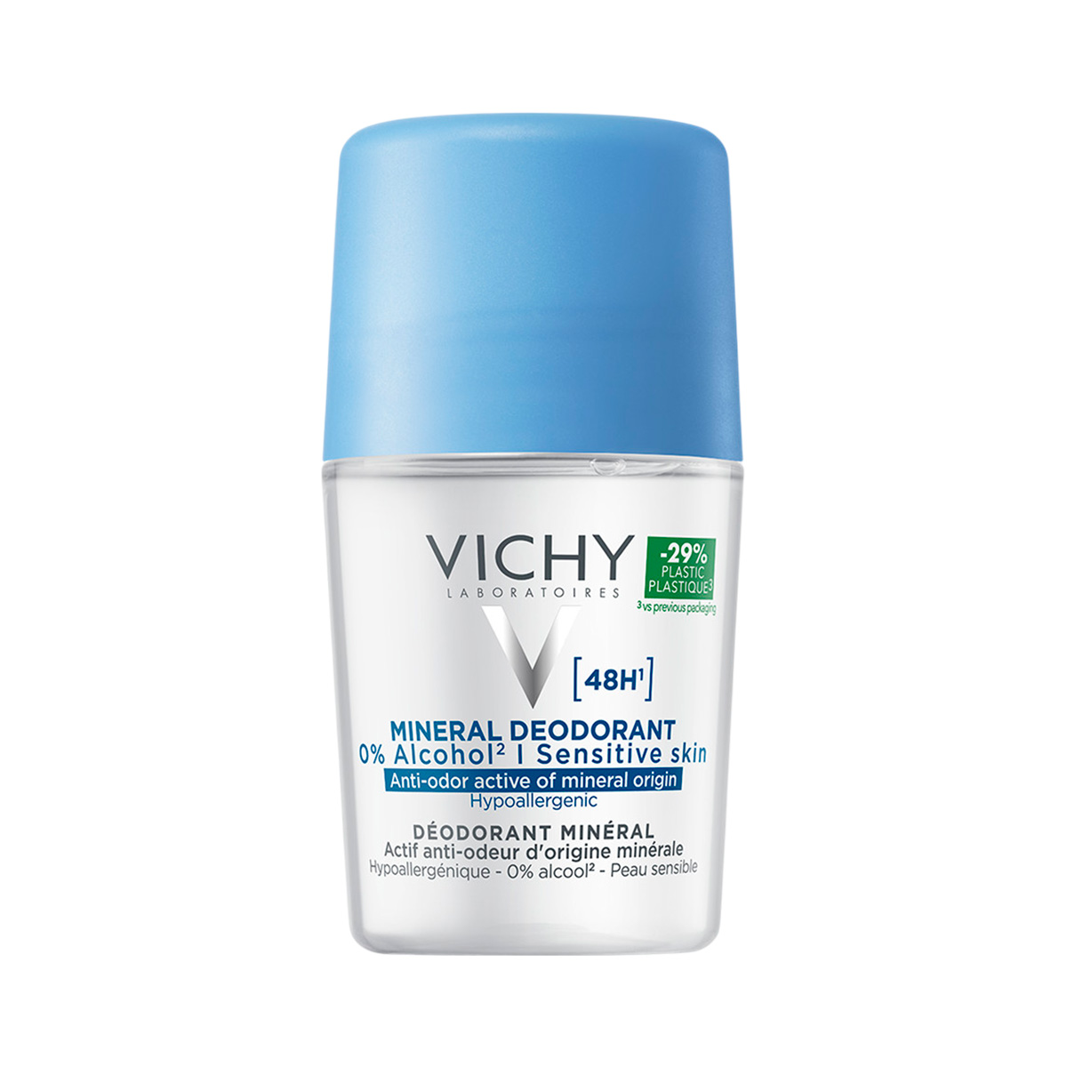 Vichy Deo Mineral 48 ч шариковый дезодорант с минералами 50 мл 1 шт
