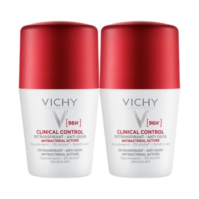 Vichy Clinical Control 96 ч шариковый дезодорант-антиперспирант 50 мл 2 шт