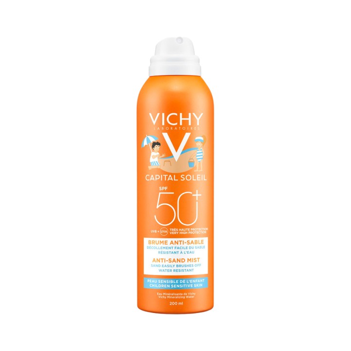 Vichy Capital Soleil детский спрей-вуаль анти-песок для лица и тела SPF 50+ 200 мл 1 шт