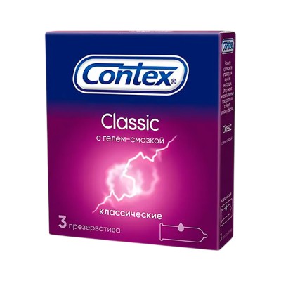 Contex Classic презервативы из натурального латекса 3 шт