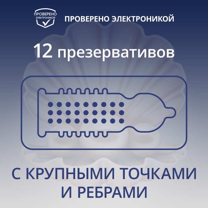 Contex Extra Sensation презервативы из натурального латекса с крупными точками и ребрами 12 шт