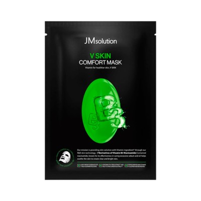 JMsolution улучшающая тон кожи маска для лица с ниацинамидом 30 мл 1 шт