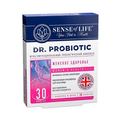 Sense of Life Dr. Probiotic Женское здоровье капсулы 600 мг 30 шт