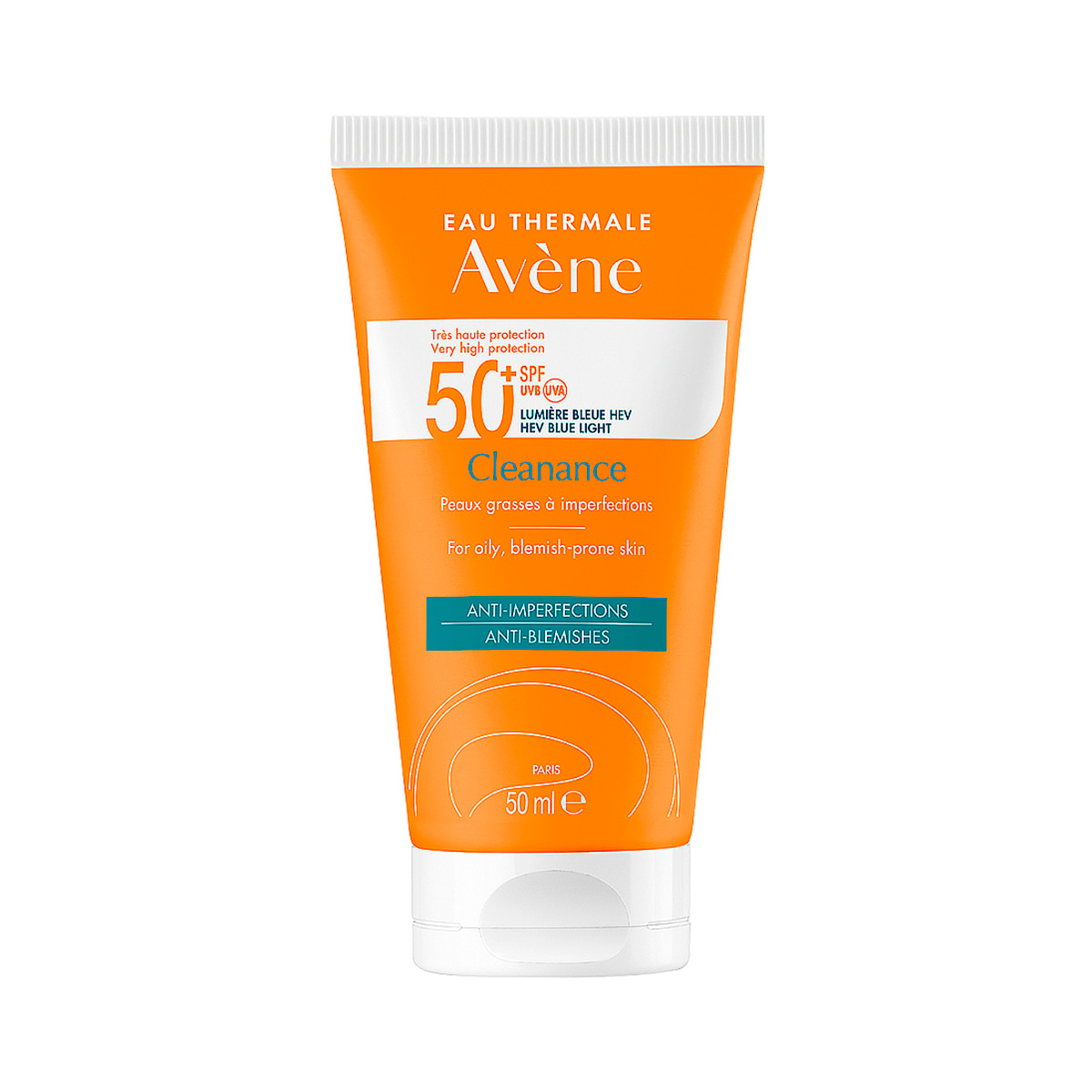 Avene Cleanance солнцезащитный флюид для проблемной кожи SPF 50+ 50 мл 1 шт