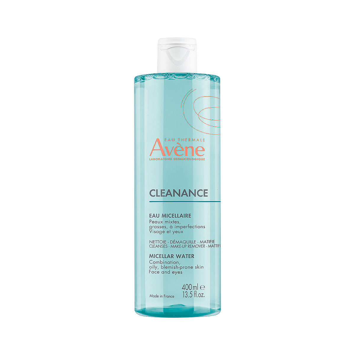 Avene Cleanance мицеллярная вода для комбинированной и жирной кожи склонной к акне 400 мл 1 шт