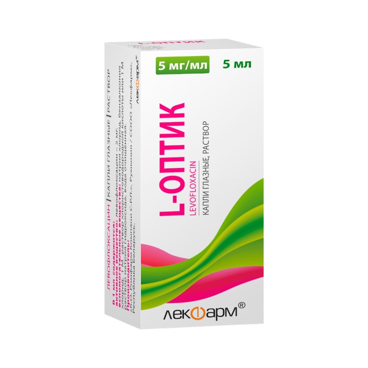 L-Оптик Ромфарм 5 мг/мл капли глазные 5 мл флакон-капельница 1 шт