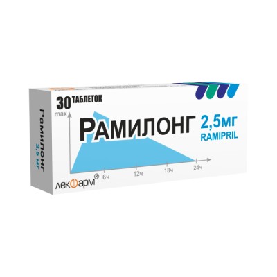 Рамилонг 2,5 мг таблетки 30 шт