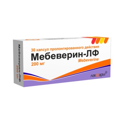 Мебеверин-ЛФ 200 мг капсулы пролонгированного действия 30 шт